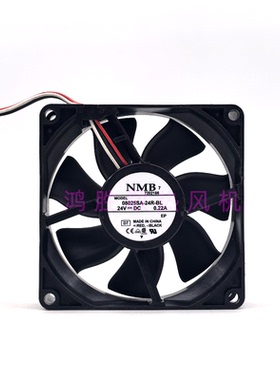 NMB 08025SA-24R-BL 8025 24V 0.22A 8CM厘米 变频器静音散热风扇
