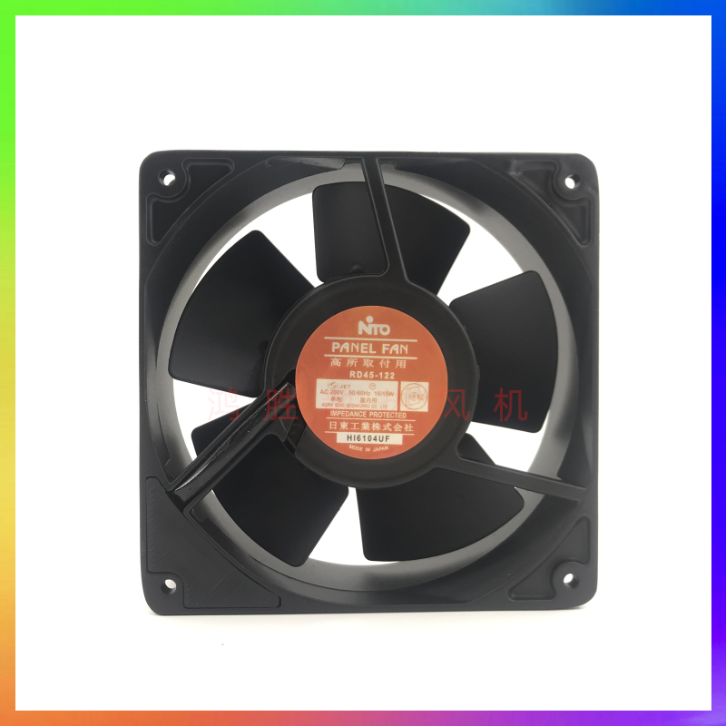 全新原装日本NTO RD45-122 AC200V 16/15W 12038全金属耐高温风扇