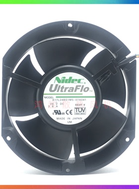 Nidec X17L24BS1M5-07A041 17250 24V 3.8A 17CM 轴流大风量风扇