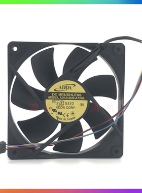 ADDA AD1212UB-A73GL 12cm 12V 0.50A 12025 机箱静音散热风扇