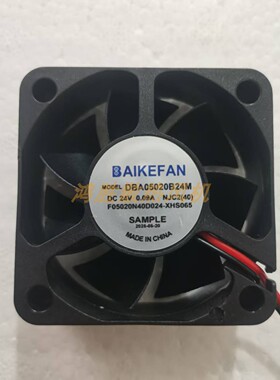 BAIKEFAN全新DBA05020B24M DC24V 0.09A 5CM 5020变频器散热风扇