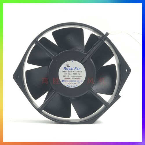 ROYALFAN TYPE UT797C-TP[B13] 230V 36/31W 172*150*38MM 风扇
