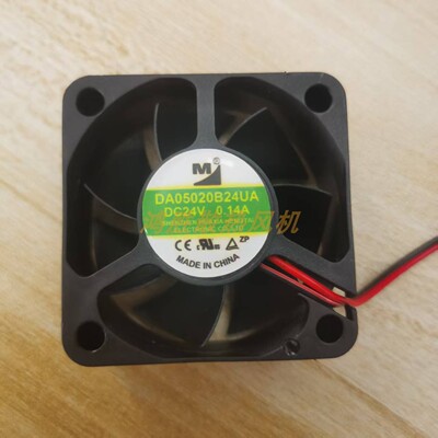 一盟全新DA05020B24UA DC24V 0.14A5020机箱散热风扇DA05015B24UA