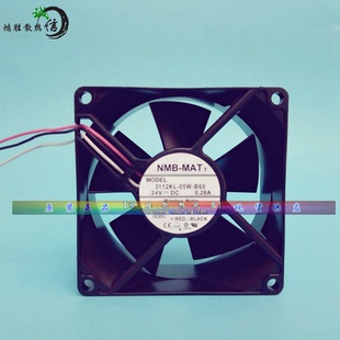 B69原装 NMB 8032 3112KL 24V0.28A B60 8CM 变频器散热风扇 05W