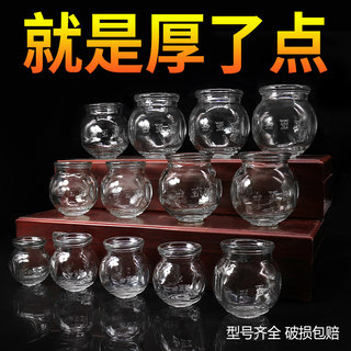 国医研拨火罐家用套玻璃火罐拔罐器中医美容院专用真空拔罐医者意