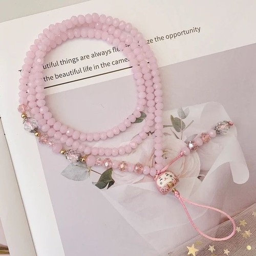 手机壳挂绳挂脖平果挂链挂饰手腕短款挂件个性创意通用玉料手机绳