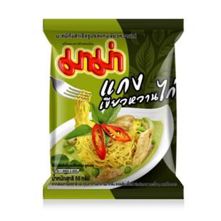 泰国进口MAMA妈妈面泰式 青绿咖喱方便面速食宿舍泡面 5袋装 55g