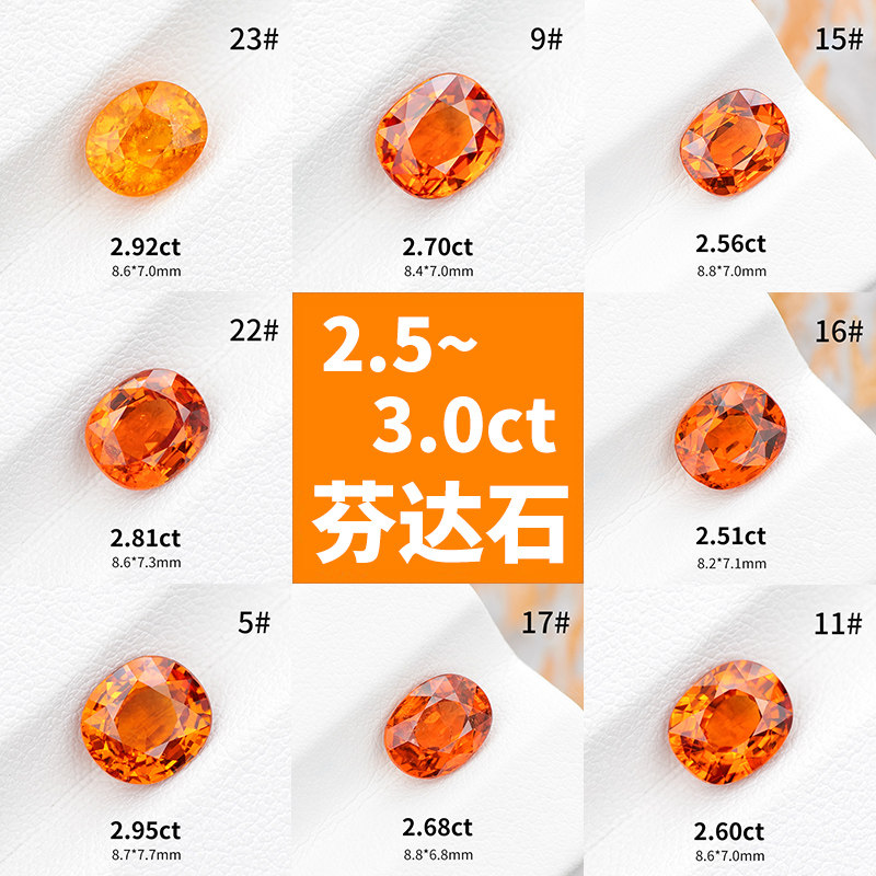 尼日利亚天然芬达石裸石戒面