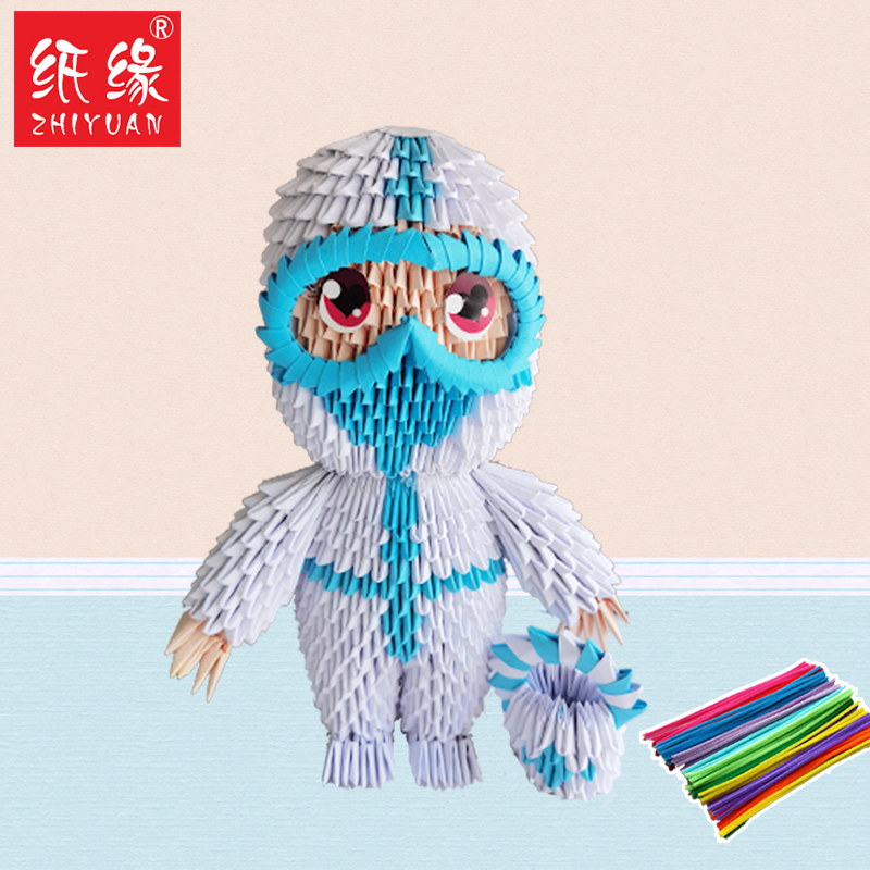 纸缘三角插折纸手工礼物感恩手作护士大白医生学生材料包半成品