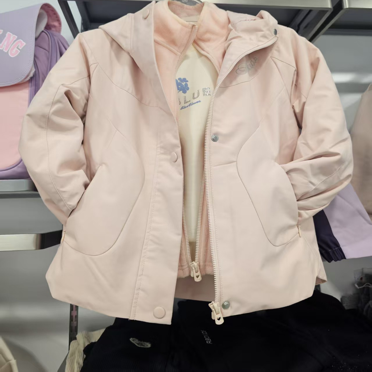 正品abckids童装2025秋款商场同款两件套梭织女童外套F531310161