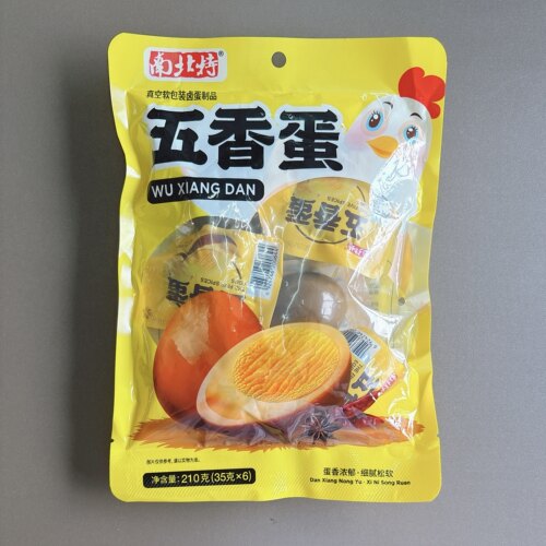 南北特五香蛋鸡蛋35g*6个