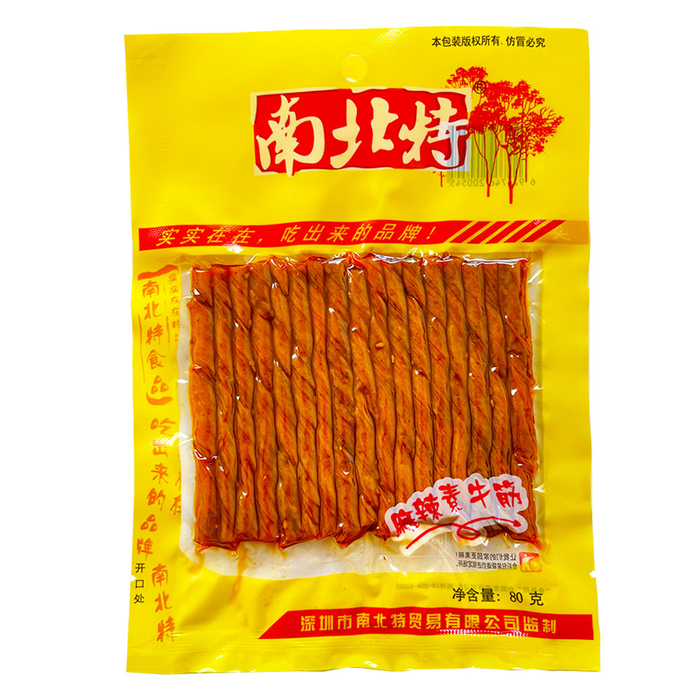 南北特麻辣素牛筋图片