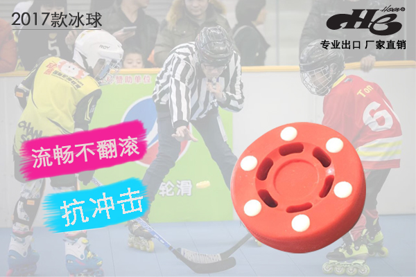 正品he 轮滑球青少年成人款冰球旱地轮滑球 冰球 初级轮滑球
