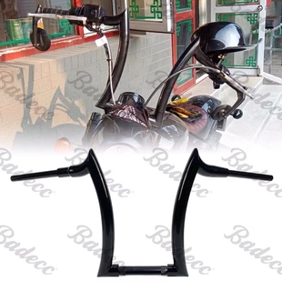 印第安改装1.5英寸羊角车把适用侦察兵 轻骑兵bobber改装车把