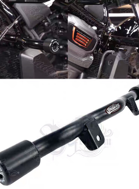 适用哈雷运动者sportster s1250S夜行者975改装一字杠竞技杠 护杠
