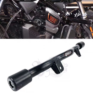 适用哈雷运动者sportster s1250S夜行者975改装一字杠竞技杠 护杠