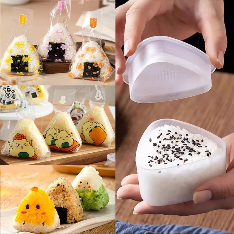 日式三角寿司饭团模具套装宝宝儿童饭团磨具食品级diy米饭团神器