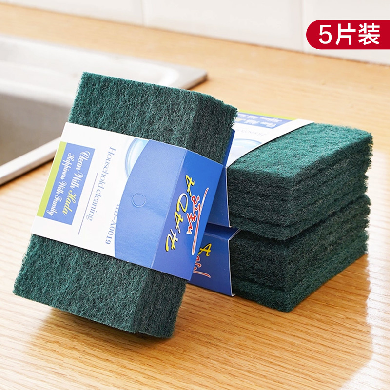 百洁布家用金刚砂拉丝刷锅洗碗布