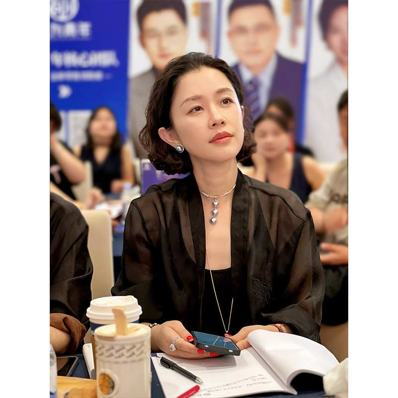 X【叭哒不惑】呼风唤雨 桑蚕丝时尚薄款复古宽松中式外套
