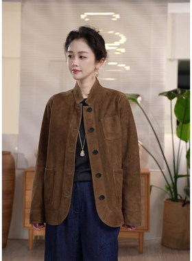 复古双面穿皮衣外套女时尚百搭