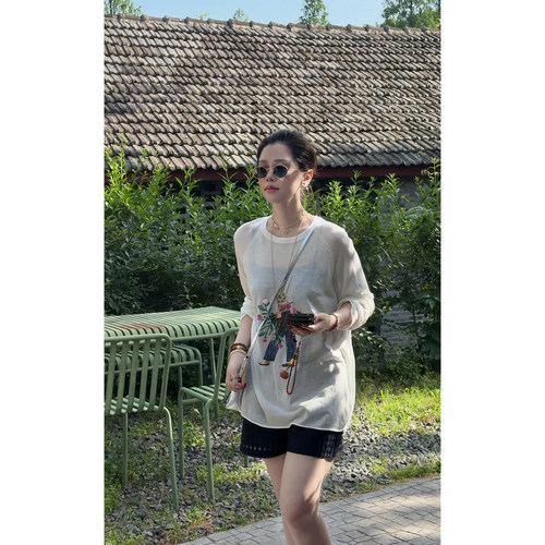 舒适减龄长袖T恤女气质百搭上衣