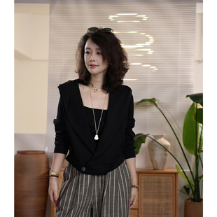 X【叭哒不惑】 清凉油 棉休闲宽松显瘦连帽卫衣时髦百搭短款女士