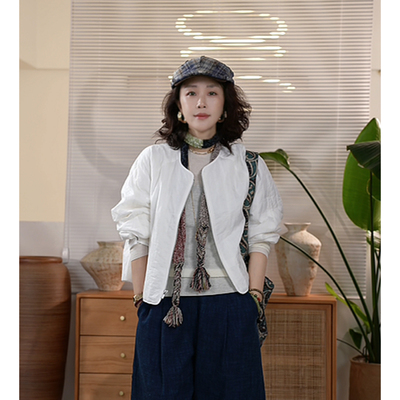 时尚休闲百搭宽松棉服女气质显瘦