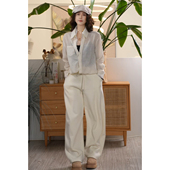 显瘦裤 子 山羊绒加绒松紧腰休闲裤 女时尚 叭哒不惑 蓄热裤