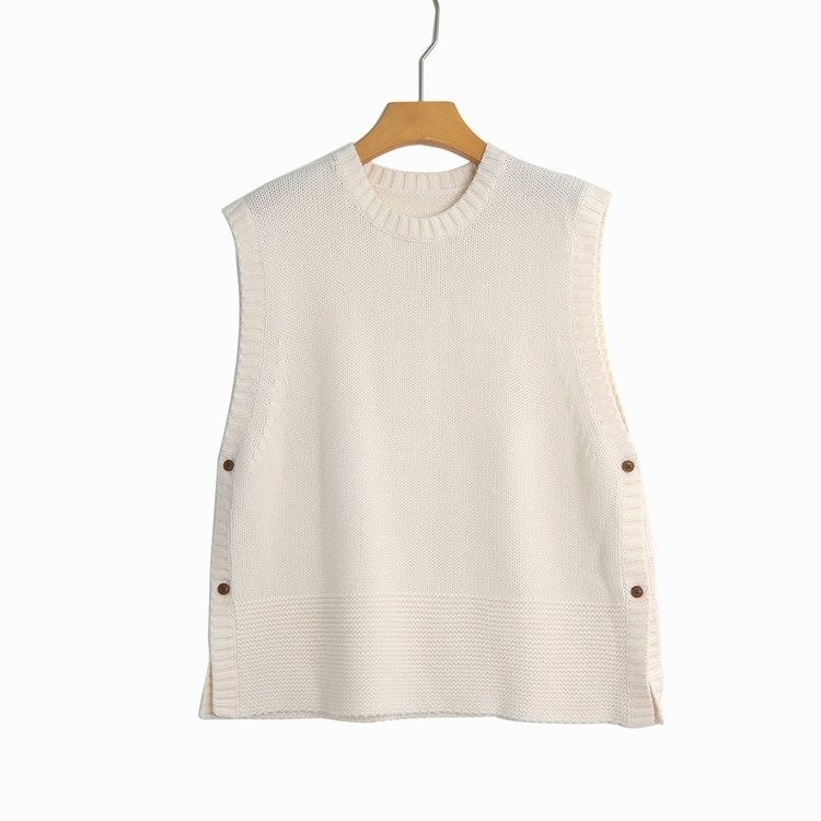 X【叭哒不惑】 三明治 羊毛山羊绒圆领简约针织背心女叠穿马甲,女装/女士精品,马夹,淘宝优惠券,粉丝福利购,淘宝优惠卷