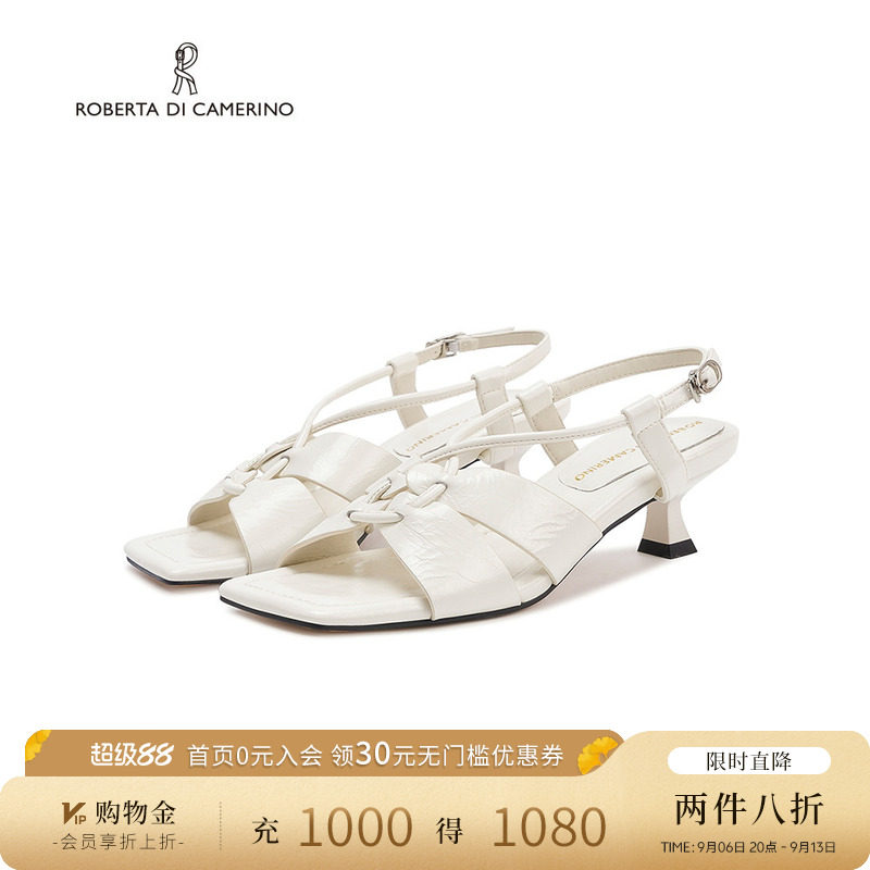 诺贝达凉鞋女2026年夏季新款一字带露趾小众时尚拖鞋RWM250111图片