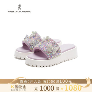 新款 百搭厚底经典 诺贝达2025夏季 时尚 RM257503 休闲凉鞋 沙滩凉鞋