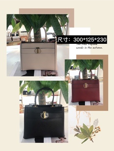 袋鼠正品 轻奢品牌气质中年高级斜挎大容量女包 牛皮优雅手提包新款