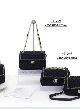 专柜正品女包高级感新品时尚潮气质链条包菱格百搭款单肩斜挎包