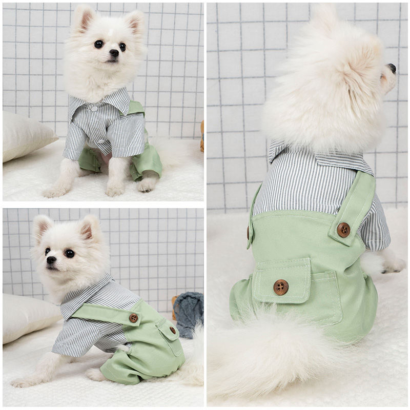 小狗狗秋装基博背带裤宠物猫法斗