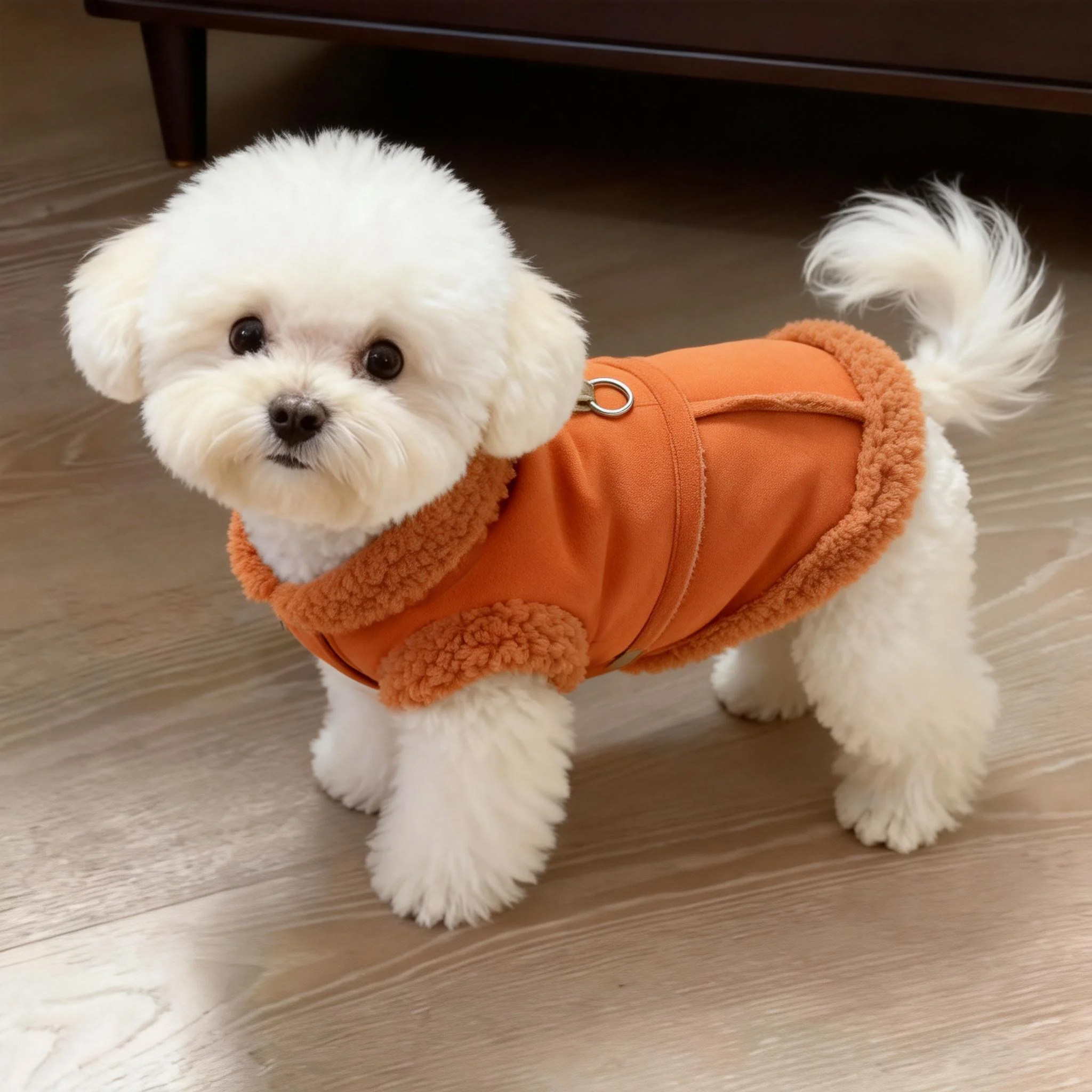狗狗衣服秋冬季保暖麂皮绒马甲泰迪比熊柯基小型犬宠物猫咪防掉毛