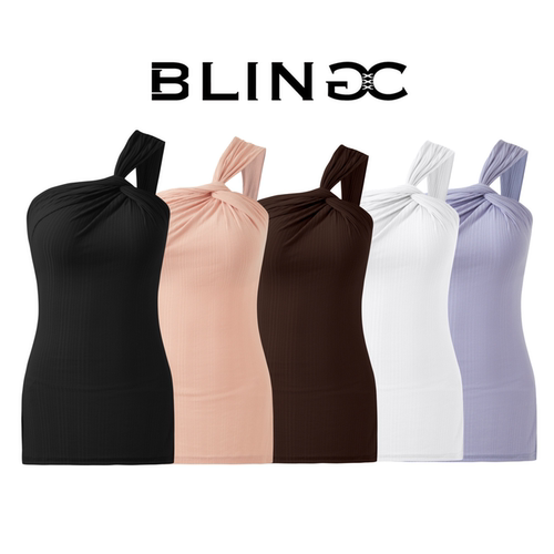 BLINGC夏新款挂脖吊带裹胸练功服