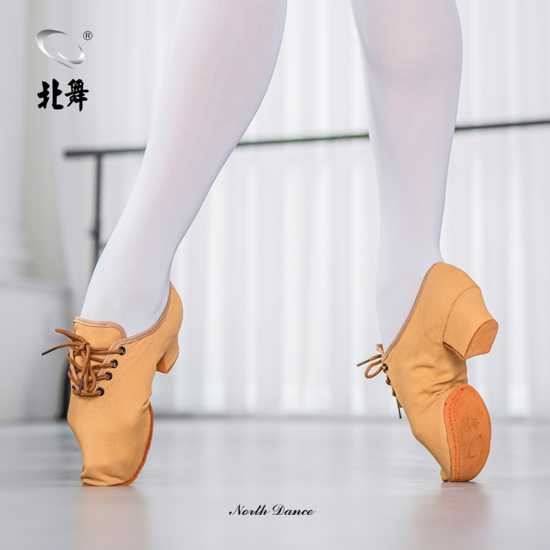 北舞成人中跟女芭蕾舞鞋软底教师鞋肚皮舞鞋民族舞鞋拉丁形体大底