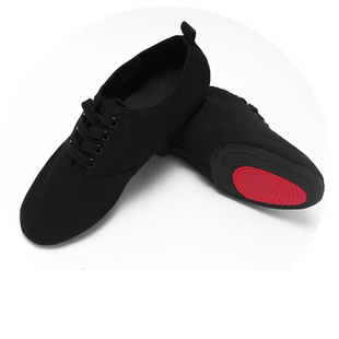 北舞帆布芭蕾舞鞋广场鞋男女室外练功鞋舞蹈鞋软底教师鞋爵士舞鞋