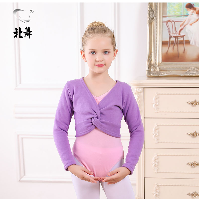 北舞小外套毛衣女孩秋冬练功服