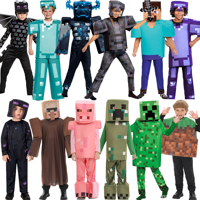 minecraft cosplay我的世界游戏盔甲圣诞万圣节派对钻石铠甲服装