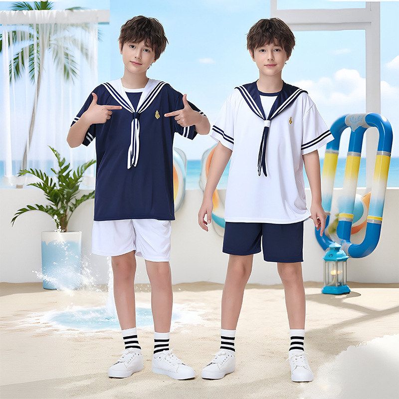 六一男女童海军水手服套装儿童学生合唱服学院风幼儿园演出服