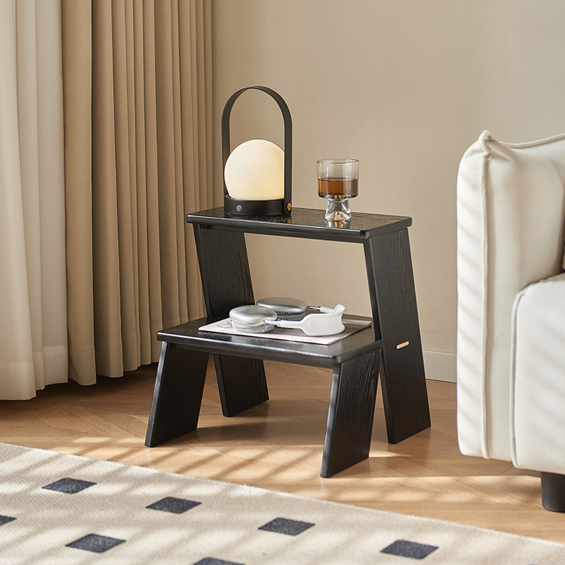 榆柳轩实木梯凳换鞋凳