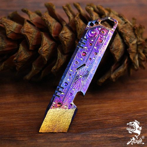 限量版钛合金撬棍多功能撬棒酷棍