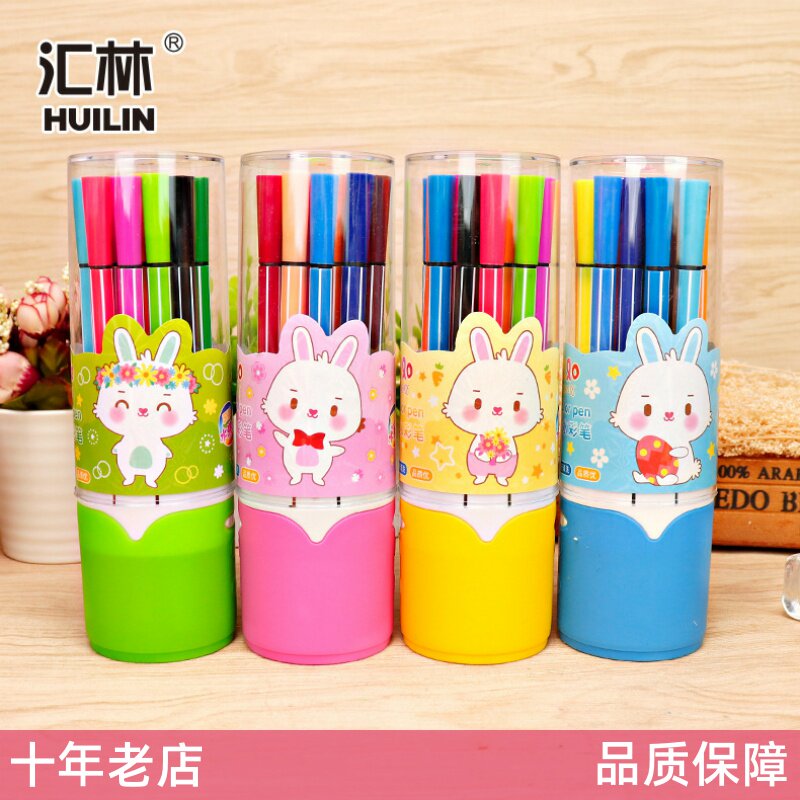 The Forest Large straight flask Washable 18 Color watercolor pen Graffiti Slim Slim children Painting Penin the Electronic Dictionary/Electronic paper book/Stationery , Painting tools/Painted wood/Calligraphy Supplies , Watercolor pen  category - from Buy2taobao.com to provide professional Taobao agent buy service