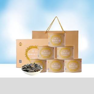 胖农原香味优质大瓜子220g×6罐礼盒 内蒙特产炒货节日送礼葵花籽