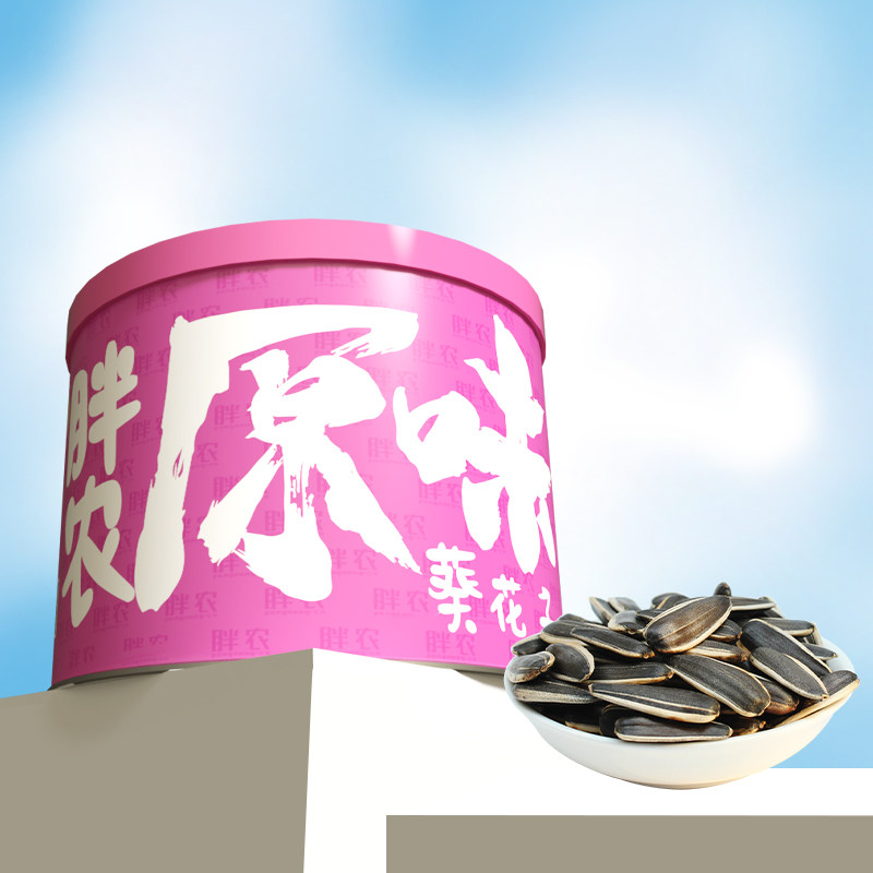 胖农原味大瓜子八分熟198g罐装  河套特产熟葵花籽2025新原料毛嗑