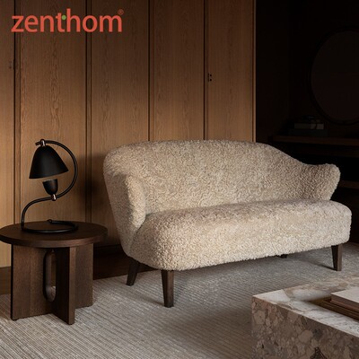 zenthom/Audo Ingeborg中古单人休闲椅北欧双人位沙发