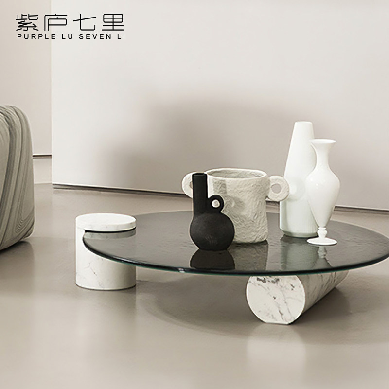 北欧VerreParticulier大理石茶