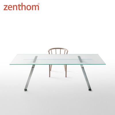 zenthom/GLAS ITALIA Mari Cristal超轻钢化玻璃餐桌 会议桌