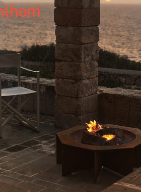 Ferm Living Otte篝火炉户外取暖炉烤火盆柴火炉冬季篝火盆家用